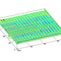 3D GPR image of rebar
