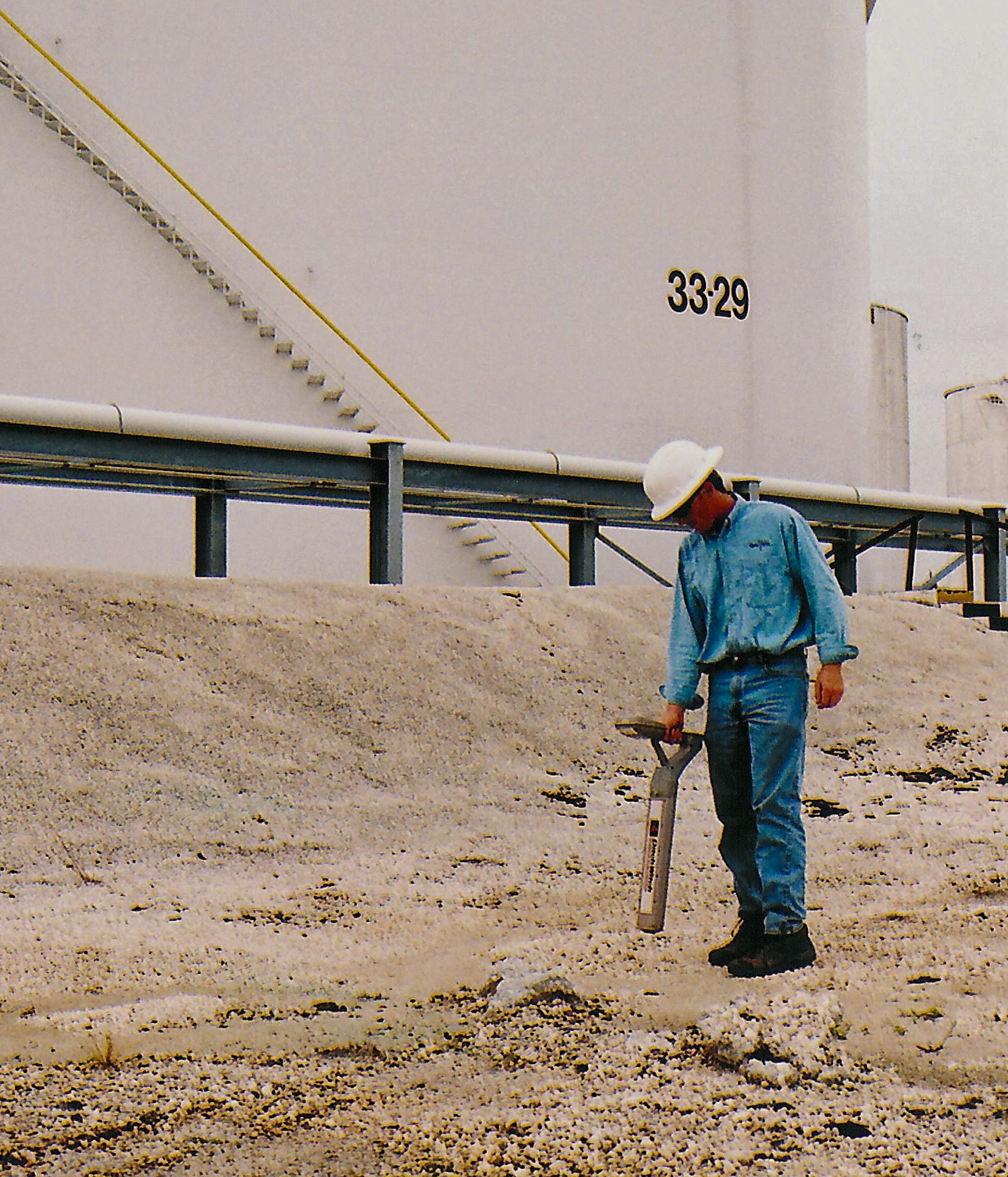 Electronic Utility Locate at an Oil Storage Facility