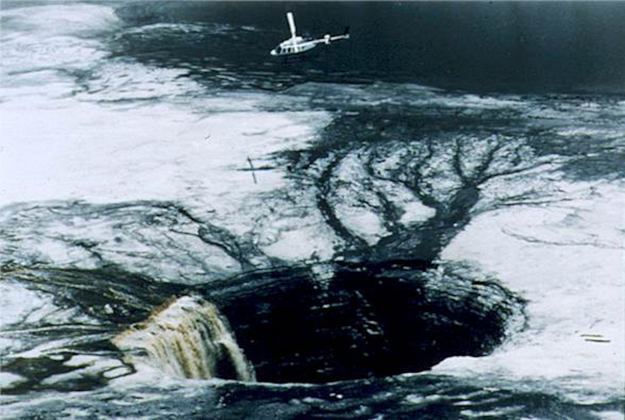 Sinkhole at a Phosphate Gypsum Stack