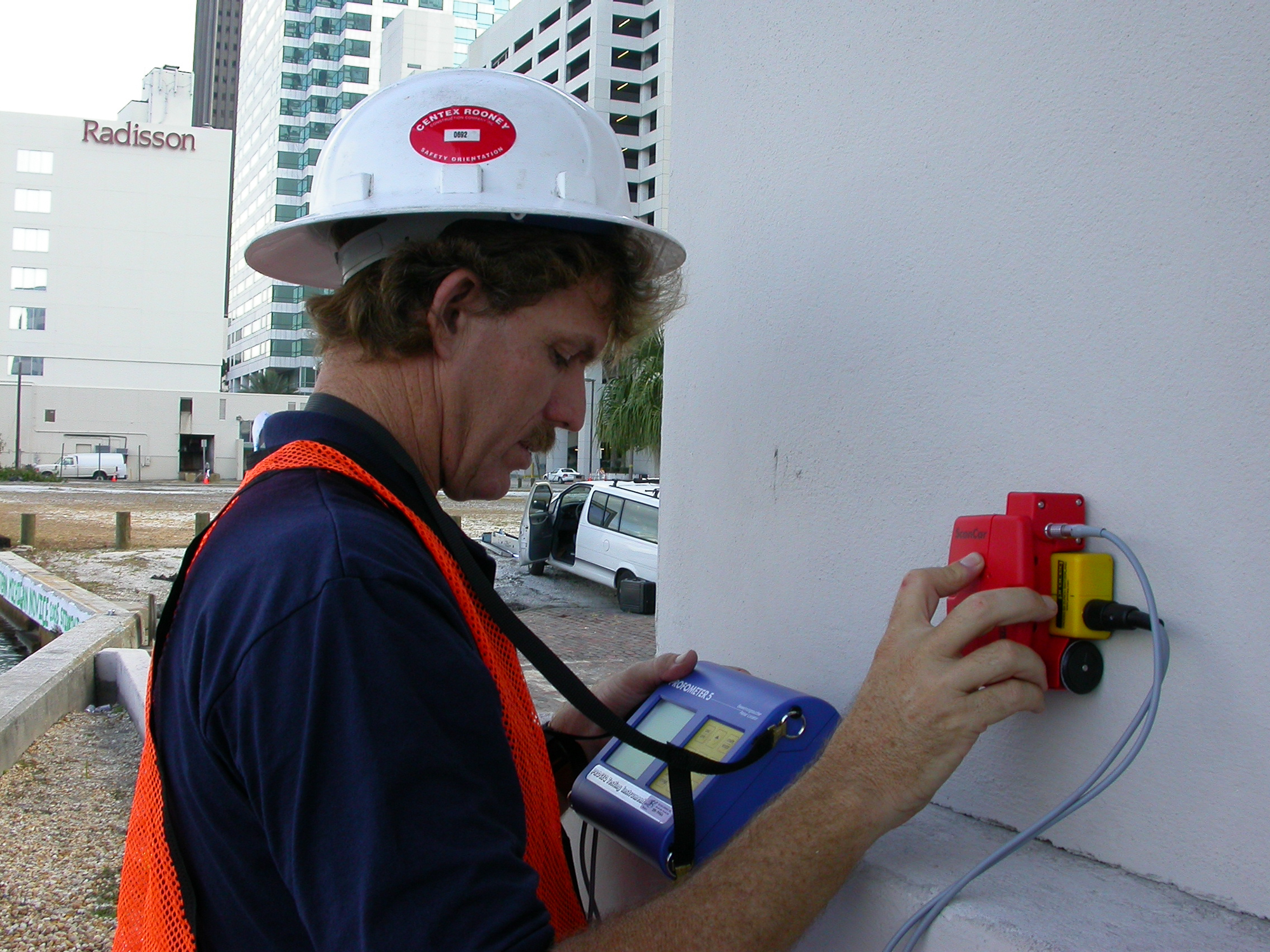 Rebar Confirmation with a Profometer