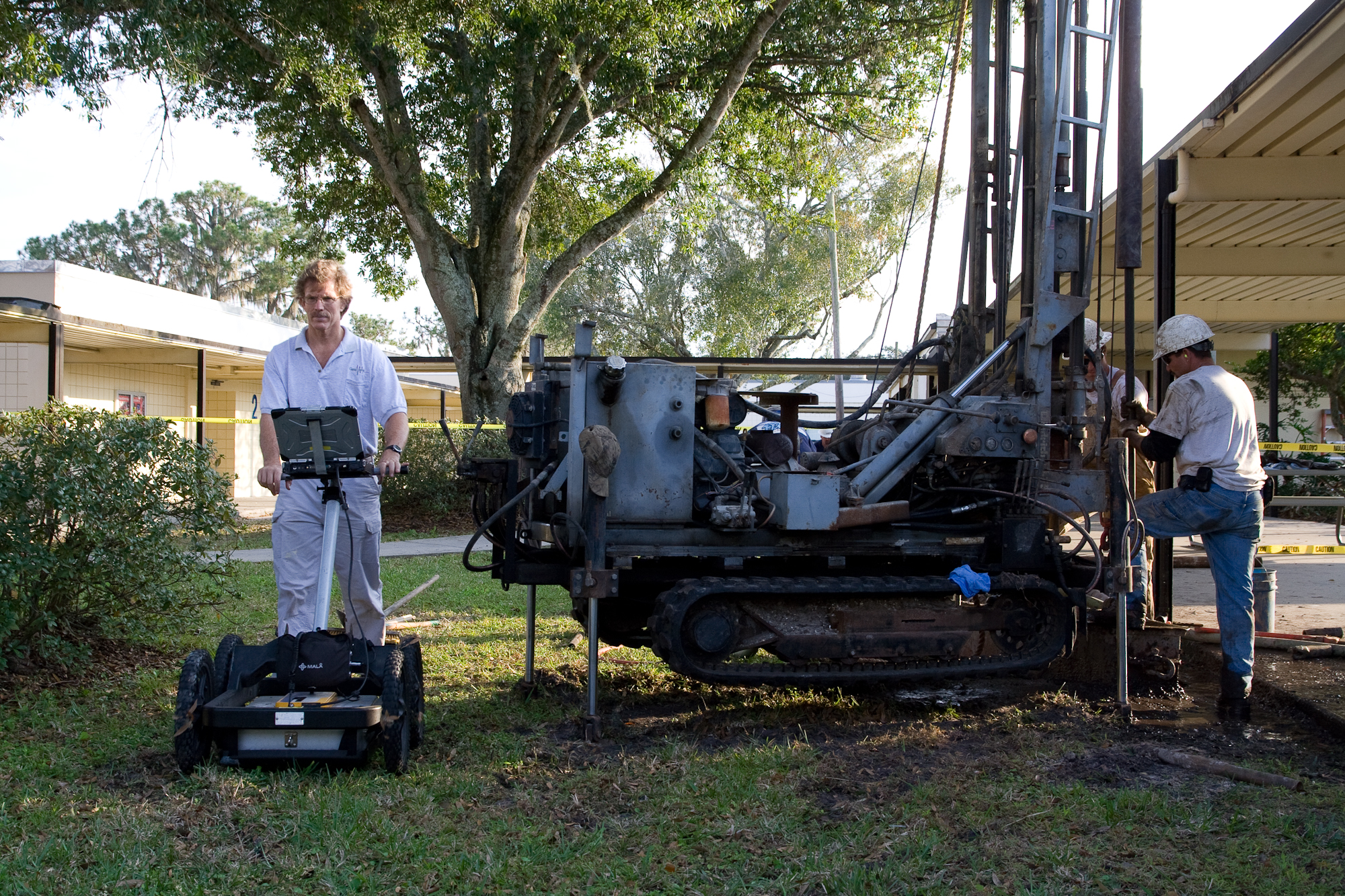 GPR and SPT borings, Plant City, Florida