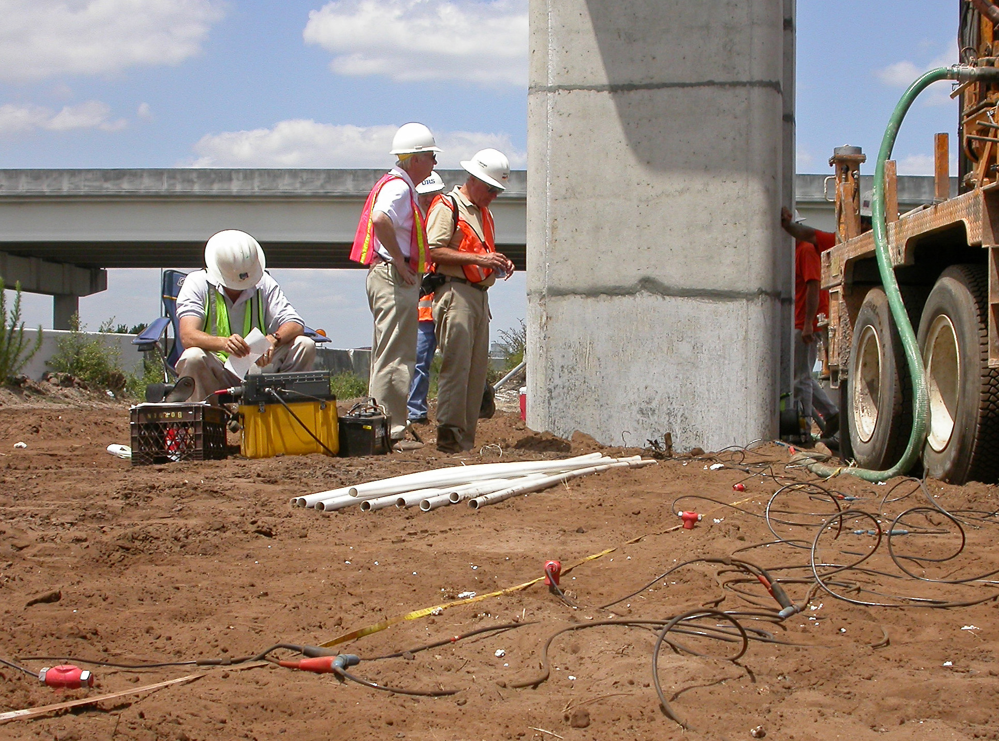 Concrete coring and GPR Scan for rebar