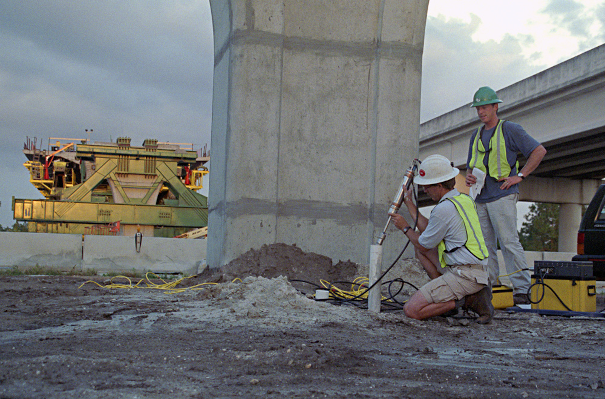 Seismic Crosshole Study - Crosstown Expressway, Tampa, Florida