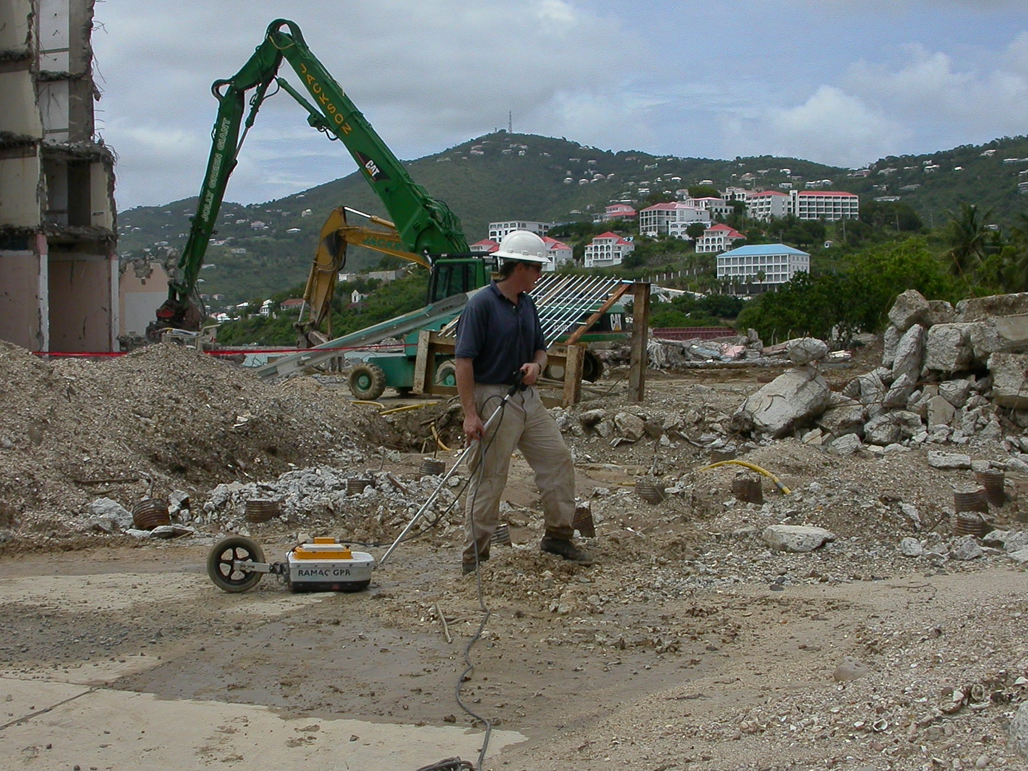 GPR Survey in St. Thomas for USTs