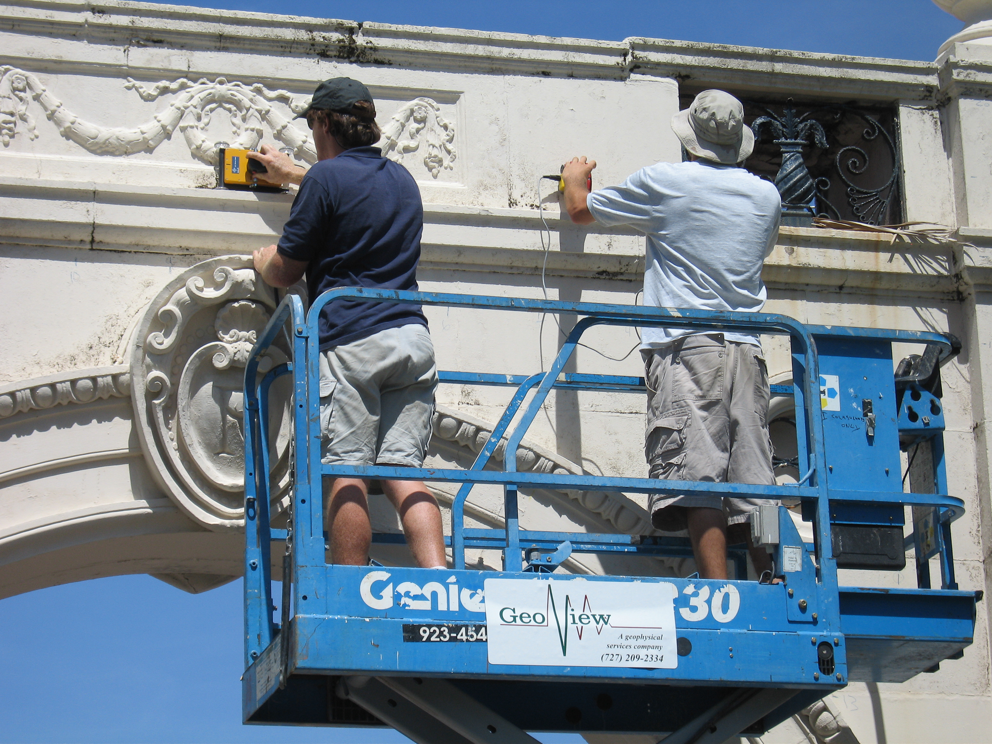 Mapping Rebar within an Historic Concrete Arch