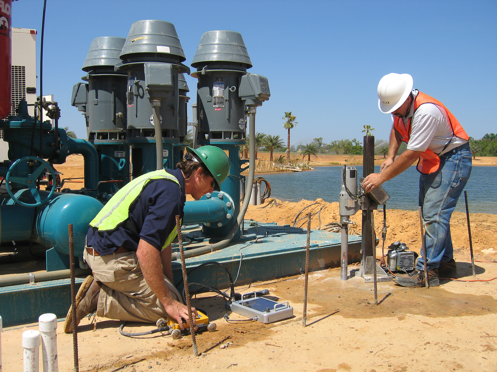 Concrete coring and GPR Scan for rebar