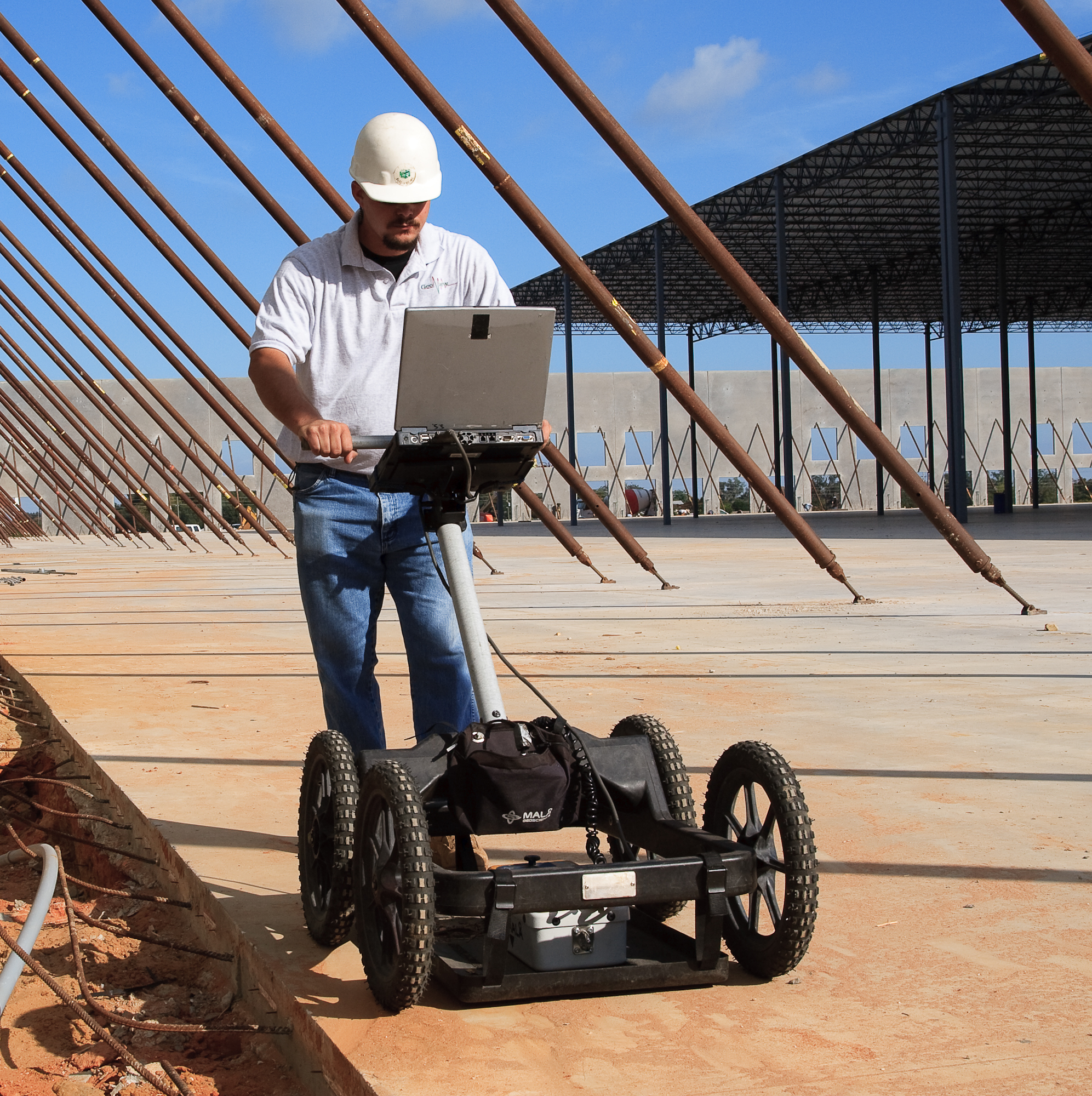 GPR to Map Rebar and Concrete Thickness