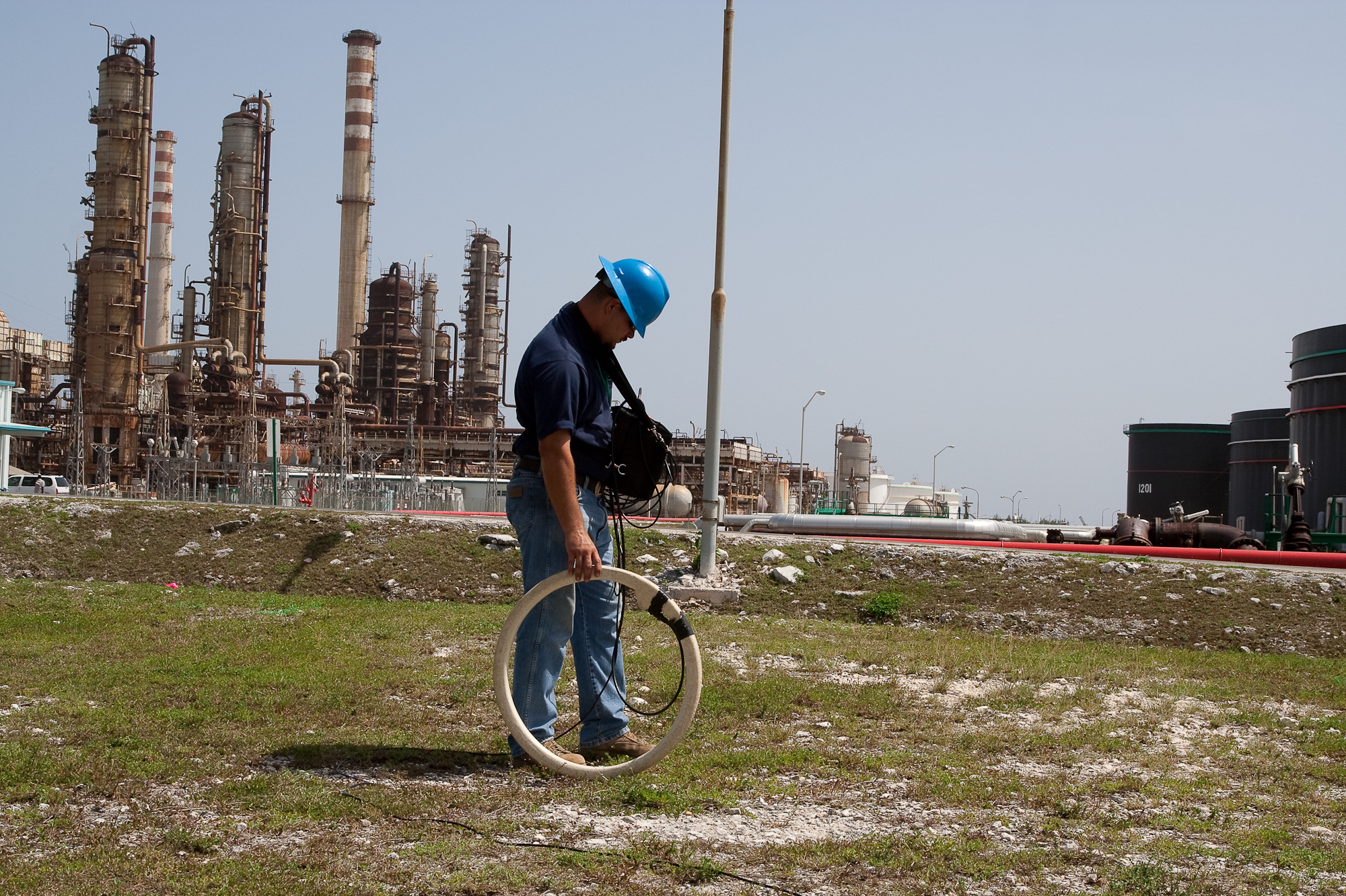 EM-34 Survey at an Oil Storage Facility