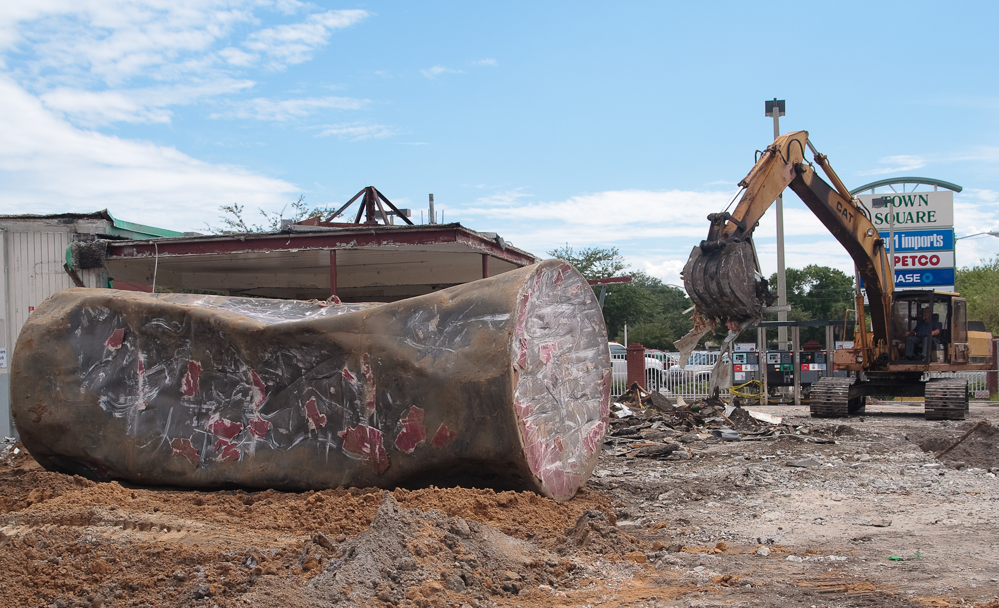 Located and Excavated UST