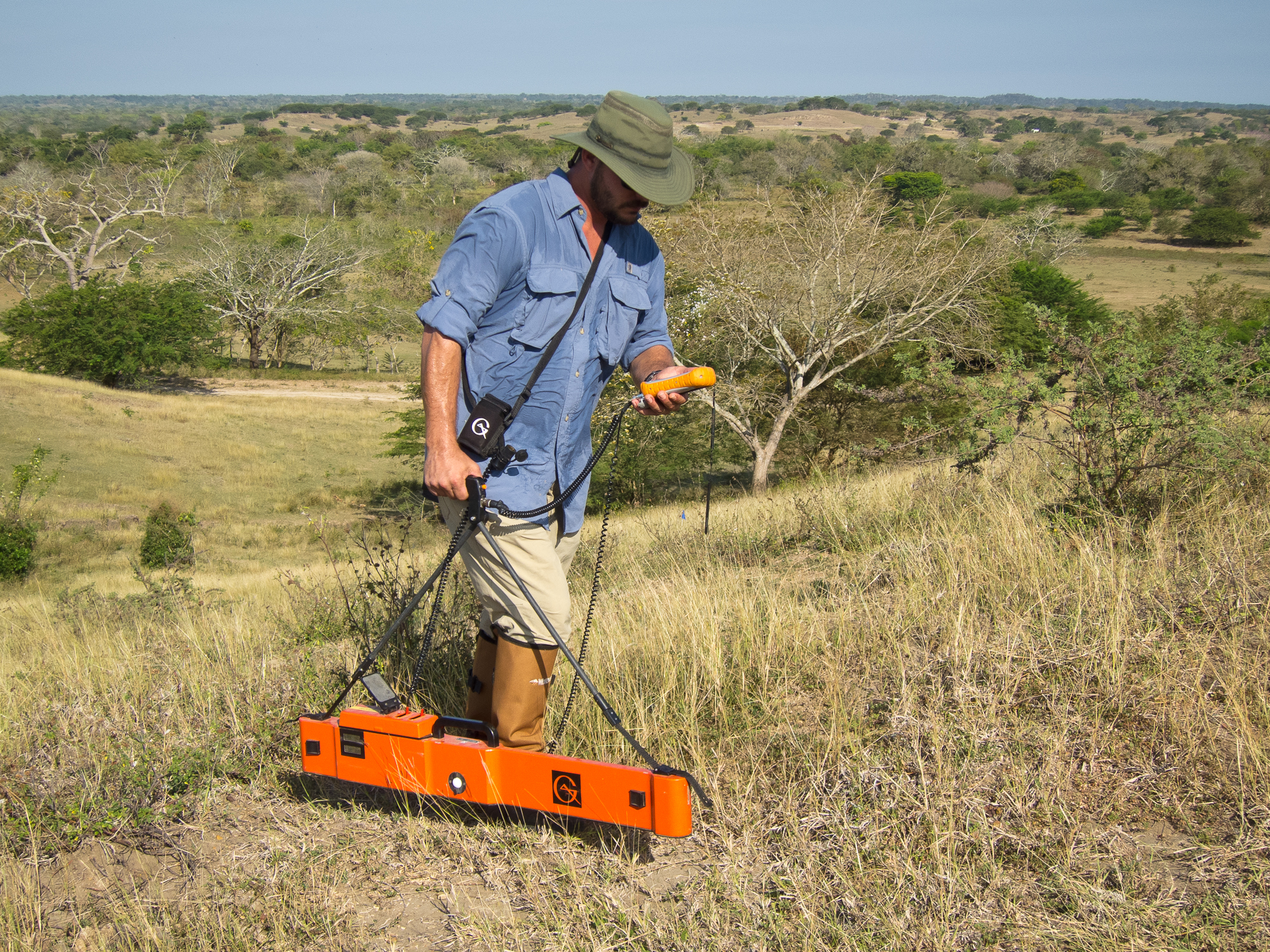 EM-38 Survey in Colombia for Pre-Columbian artifacts