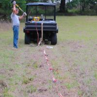 MASW Survey with a land streamer