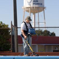 GPR survey to map shallow voids
