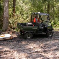 GPR survey using an all-terrain vehicle