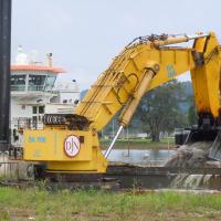 Dredging Activity along the Panama Canal